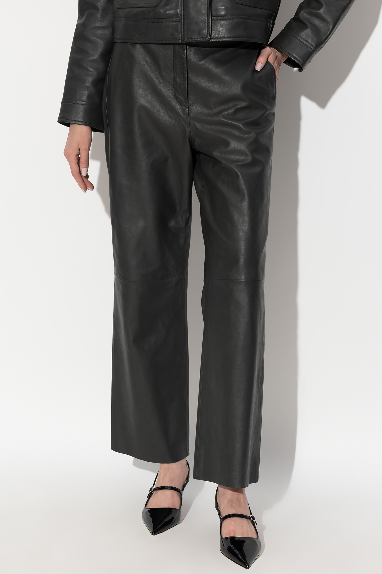 PS Paul Smith Leather trousers | Women's Clothing | Vitkac